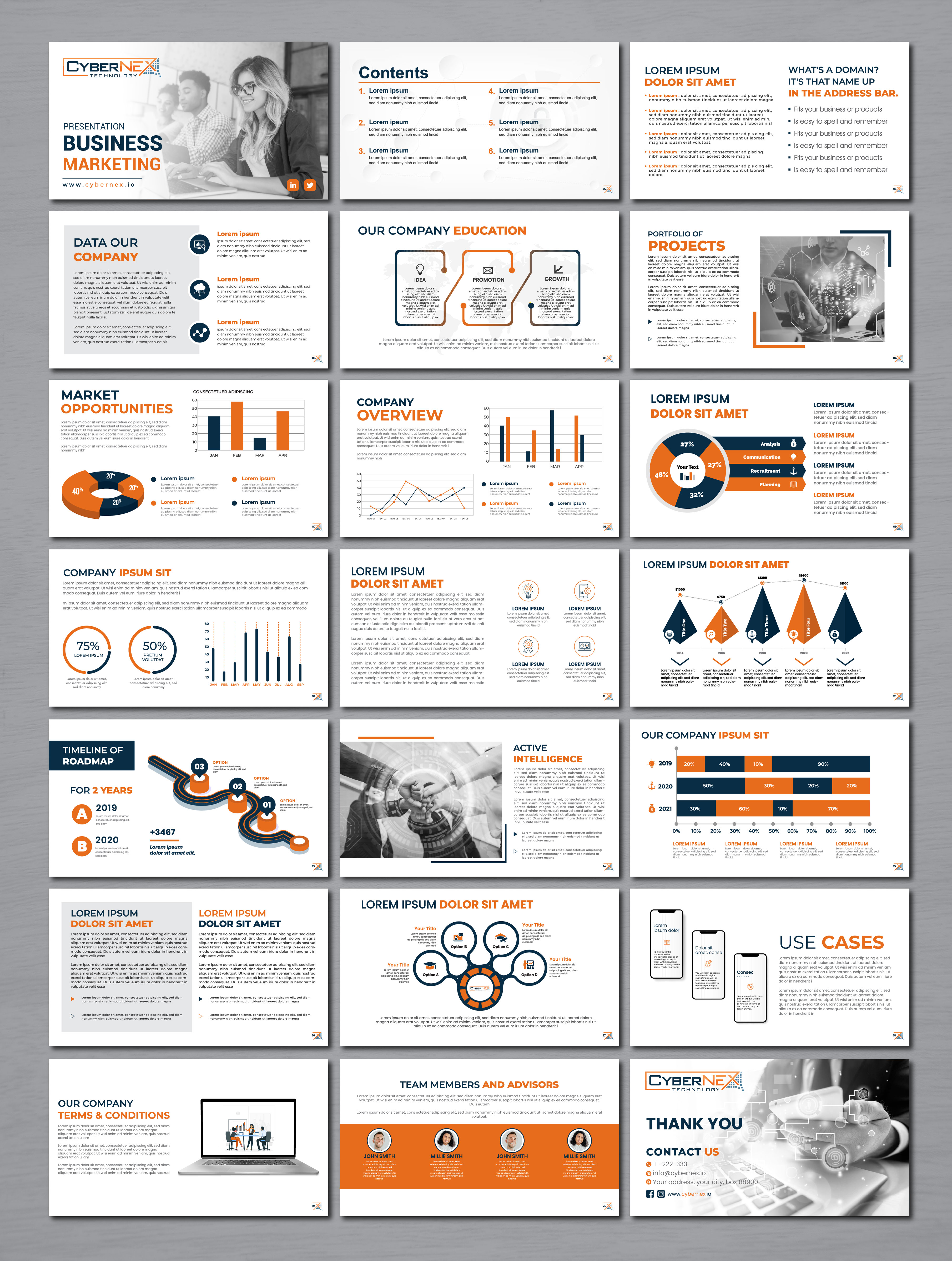 Design de PowerPoint par artbitin pour CyberNEX | Design #29884099