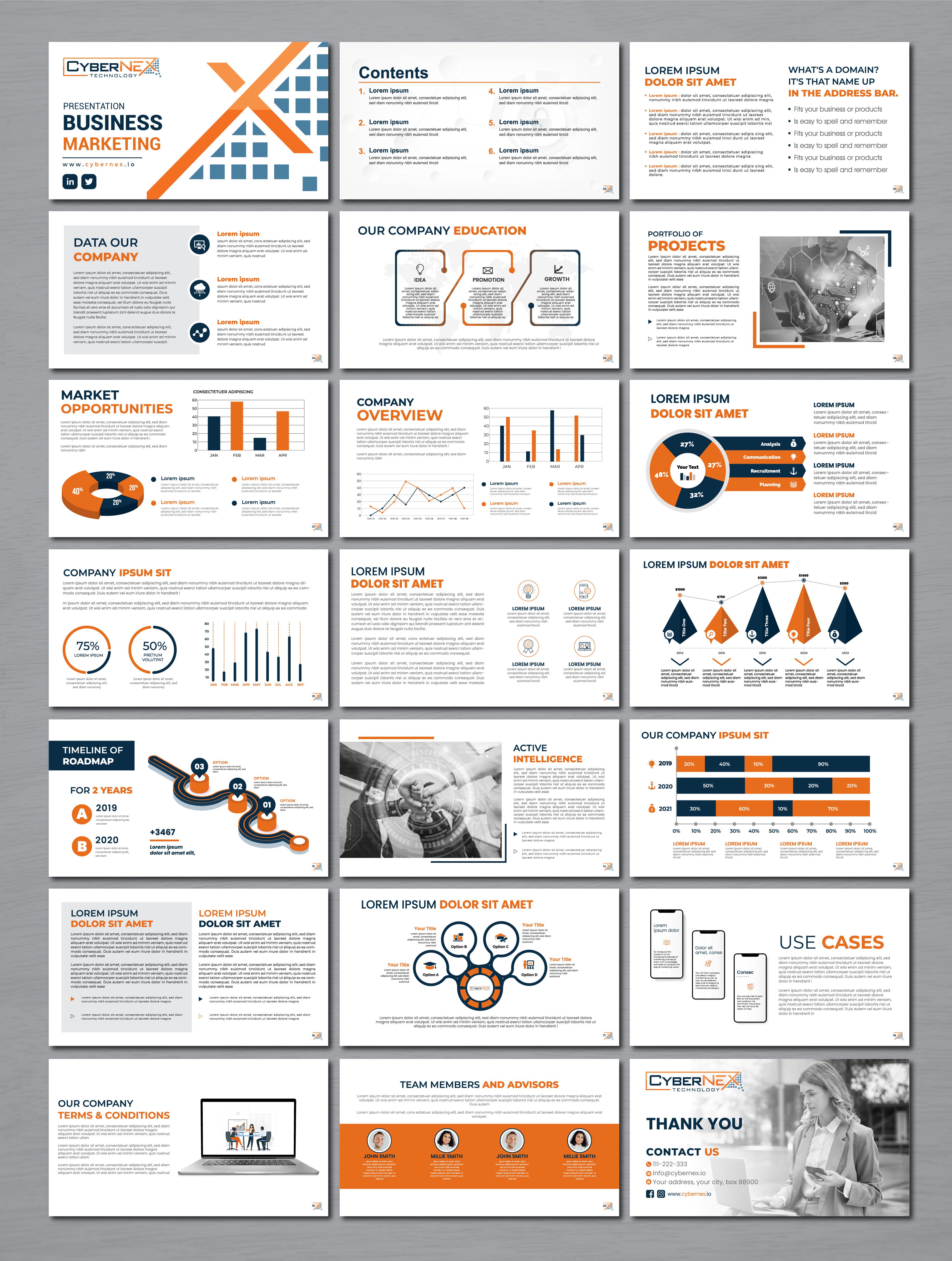 Design de PowerPoint par artbitin pour CyberNEX | Design #29884100