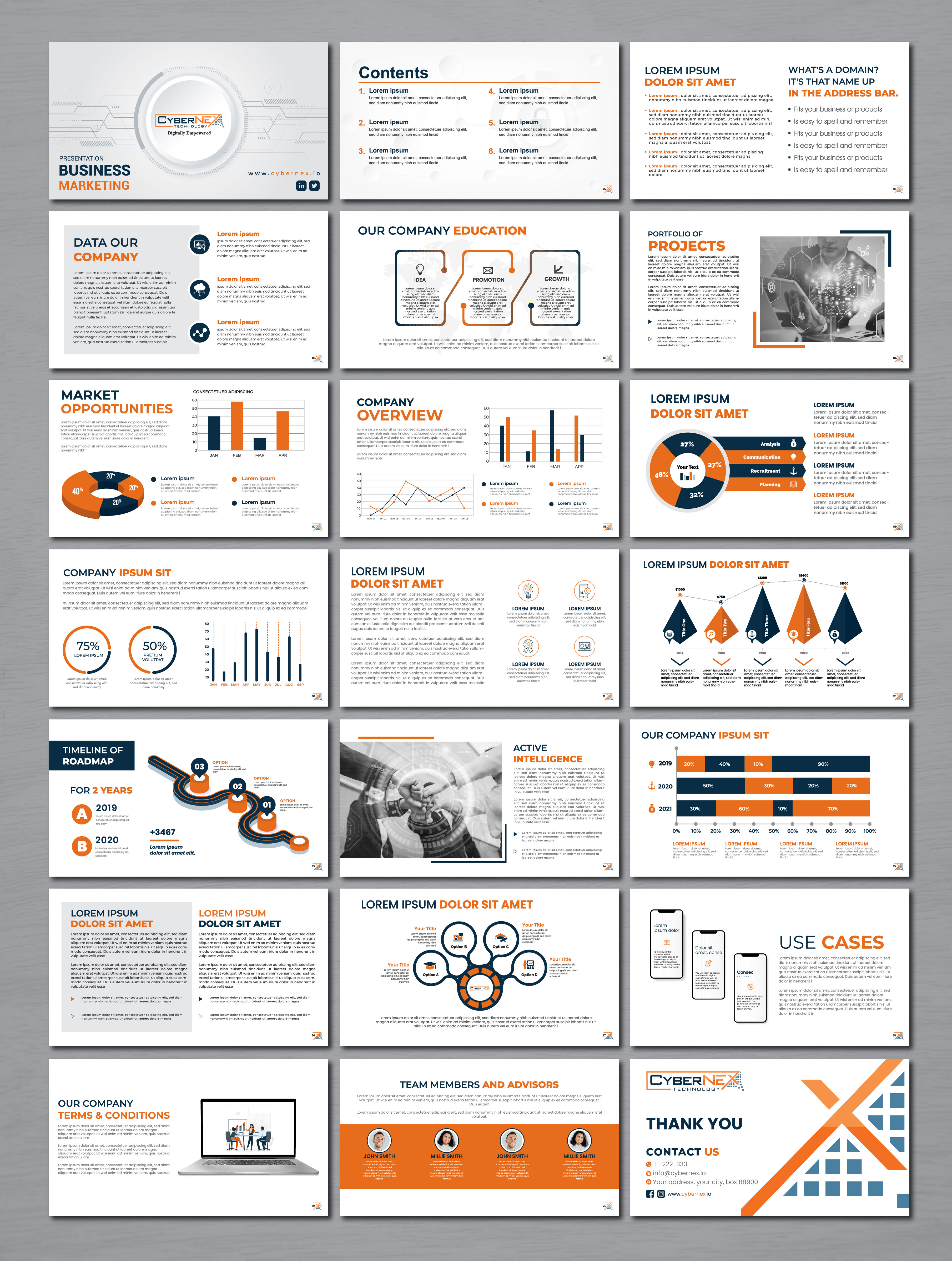 PowerPoint Design by artbitin for CyberNEX | Design #29884102