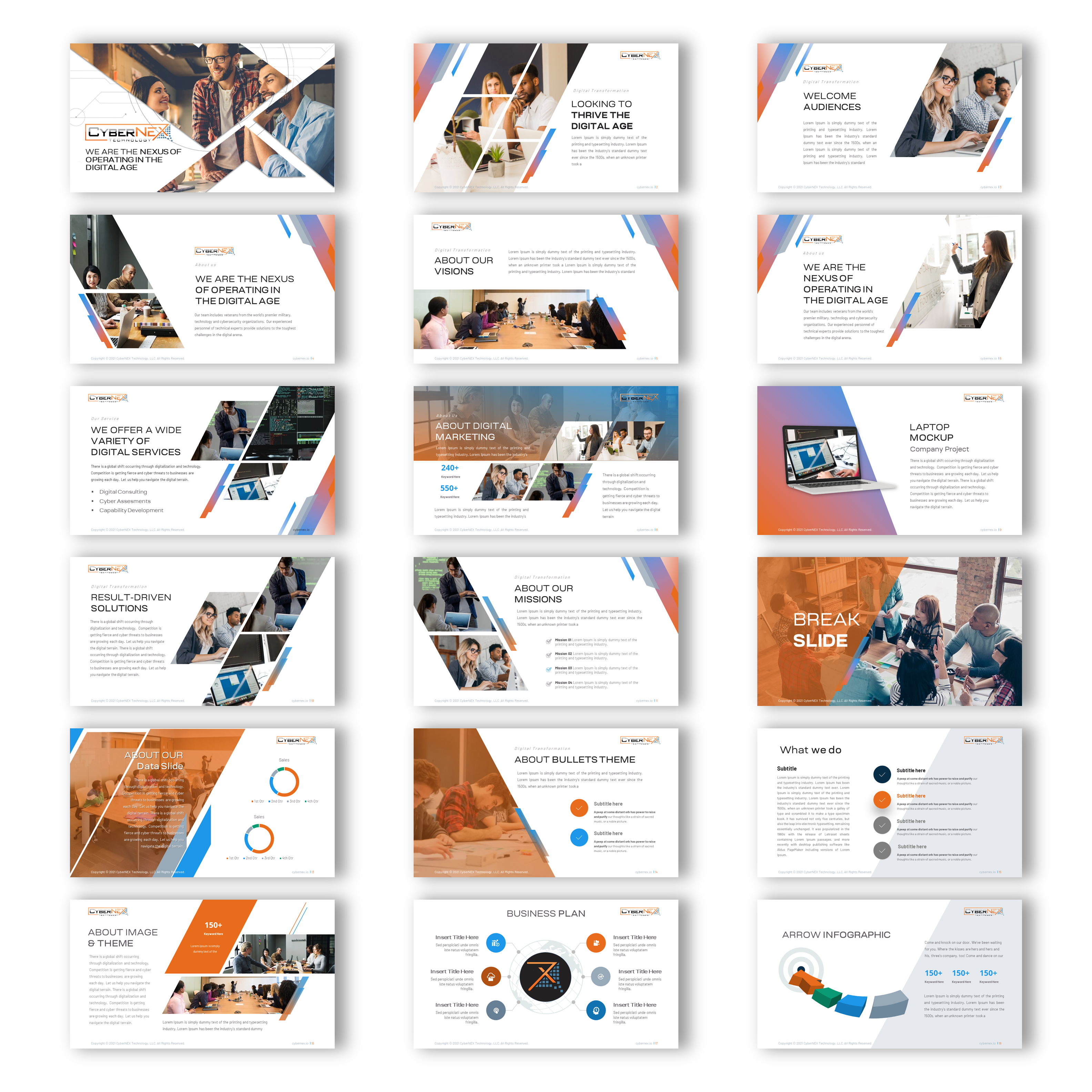 PowerPoint Design by joseborgesbarboza 2 for CyberNEX | Design #29895676