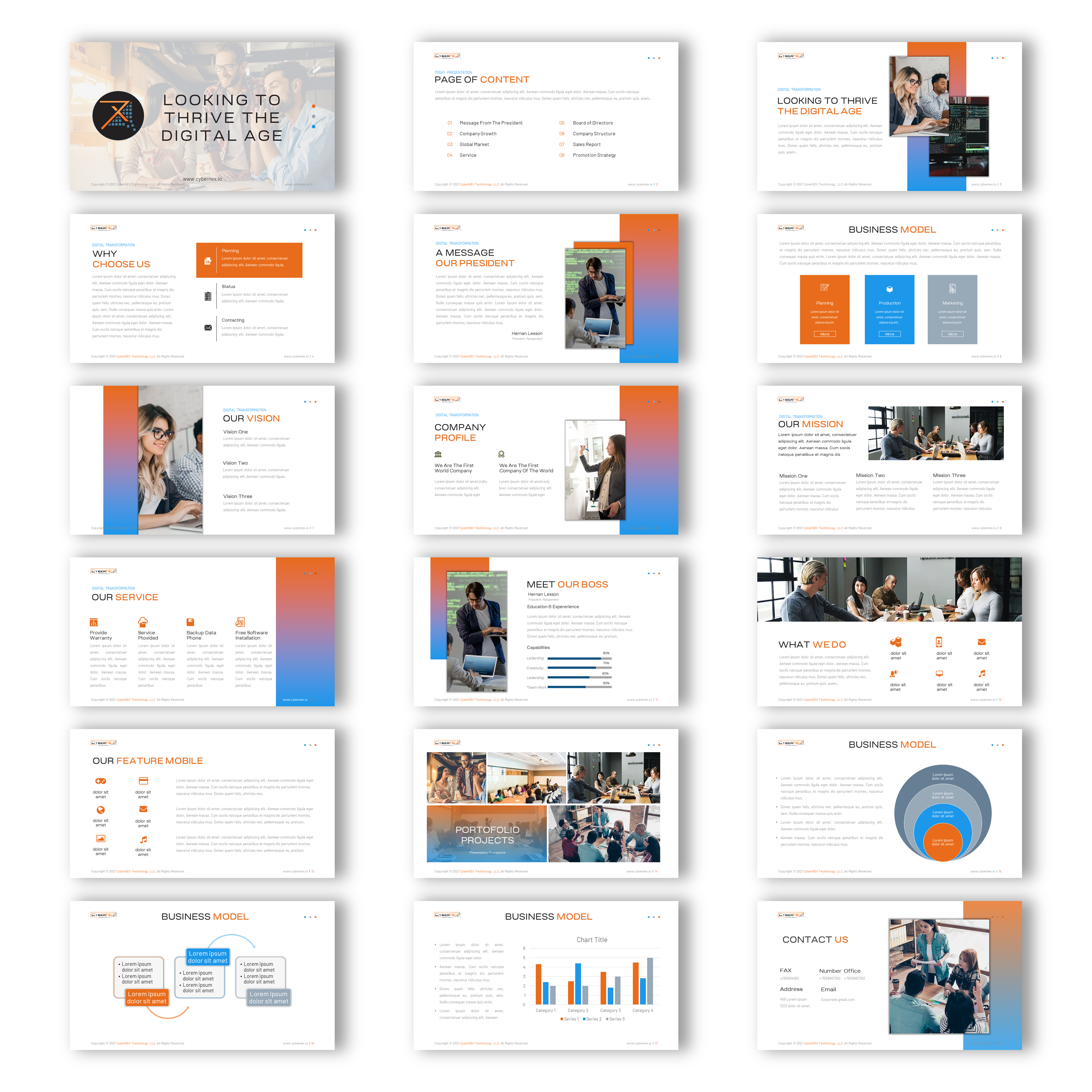 PowerPoint Design by joseborgesbarboza 2 for CyberNEX | Design #29897530