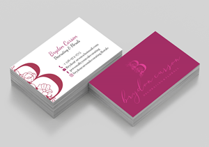Business Card Design by MarkoE for Brydon Carson Decorating & Florals | Design #29903915