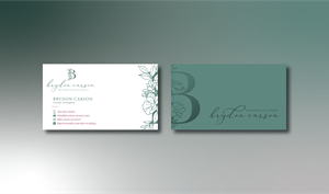 Business Card Design by Verified artistry (Design garden) for Brydon Carson Decorating & Florals | Design: #29880736