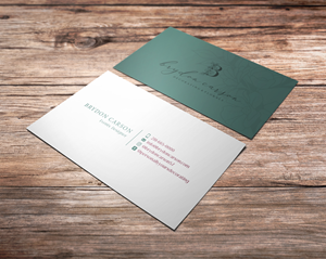 Business Card Design by Verified artistry (Design garden) for Brydon Carson Decorating & Florals | Design: #29880752