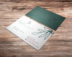 Business Card Design by Verified artistry (Design garden) for Brydon Carson Decorating & Florals | Design: #29880755