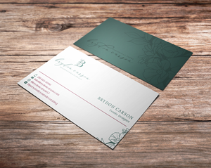 Business Card Design by Verified artistry (Design garden) for Brydon Carson Decorating & Florals | Design: #29880756
