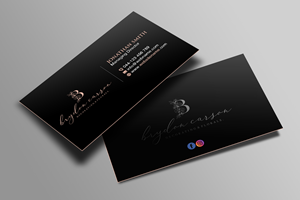 Business Card Design by Creations Box 2015 for Brydon Carson Decorating & Florals | Design: #29879300