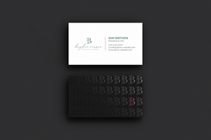 Business Card Design by Sky007 for Brydon Carson Decorating & Florals | Design: #29897844