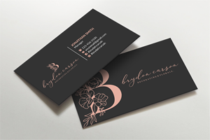 Business Card Design by LAXMI DESIGNHUB for Brydon Carson Decorating & Florals | Design: #29879558