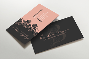 Business Card Design by LAXMI DESIGNHUB for Brydon Carson Decorating & Florals | Design: #29879571