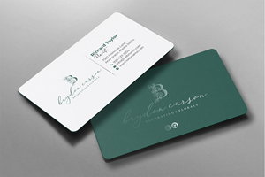 Business Card Design by chandrayaan.creative for Brydon Carson Decorating & Florals | Design: #29878210