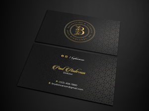 Business Card Design by Tripti Ranjan Gain for Brydon Carson Decorating & Florals | Design: #29904145