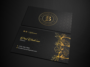 Business Card Design by Tripti Ranjan Gain for Brydon Carson Decorating & Florals | Design: #29904148
