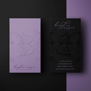 Business Card Design by Aistikart for Brydon Carson Decorating & Florals | Design: #29887285