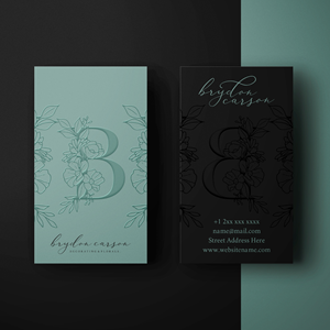 Business Card Design by Aistikart for Brydon Carson Decorating & Florals | Design: #29887296