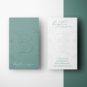 Business Card Design by Aistikart for Brydon Carson Decorating & Florals | Design: #29895938