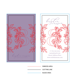 Business Card Design by Aistikart for Brydon Carson Decorating & Florals | Design: #29920979