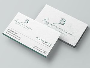 Business Card Design by Uttom 2 for Brydon Carson Decorating & Florals | Design: #29871803