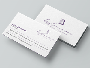 Business Card Design by Uttom 2 for Brydon Carson Decorating & Florals | Design: #29871806