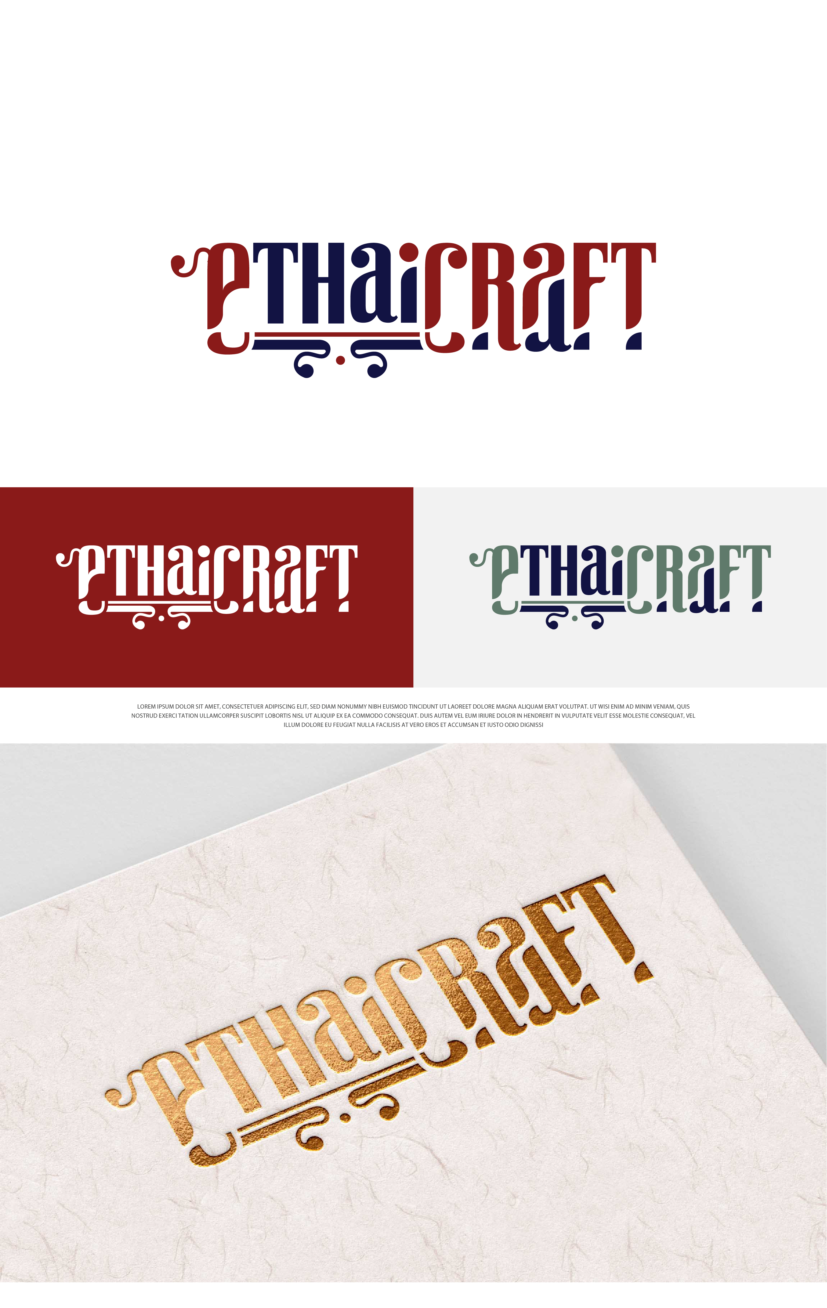 Diseño de Logo por Fezy Design Studio para eThaiCraft | Diseño #29871719