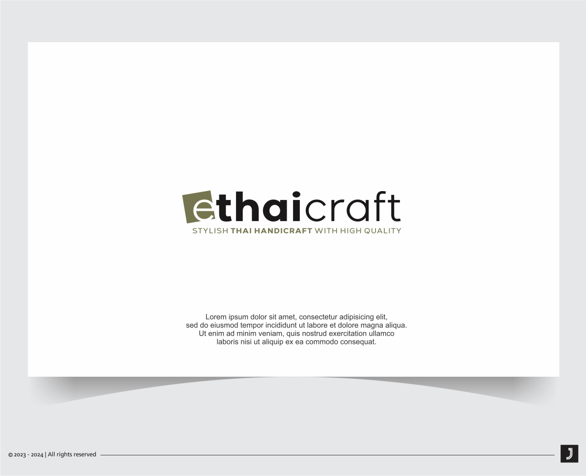Diseño de Logo por joysetiawan  para eThaiCraft | Diseño #29907752