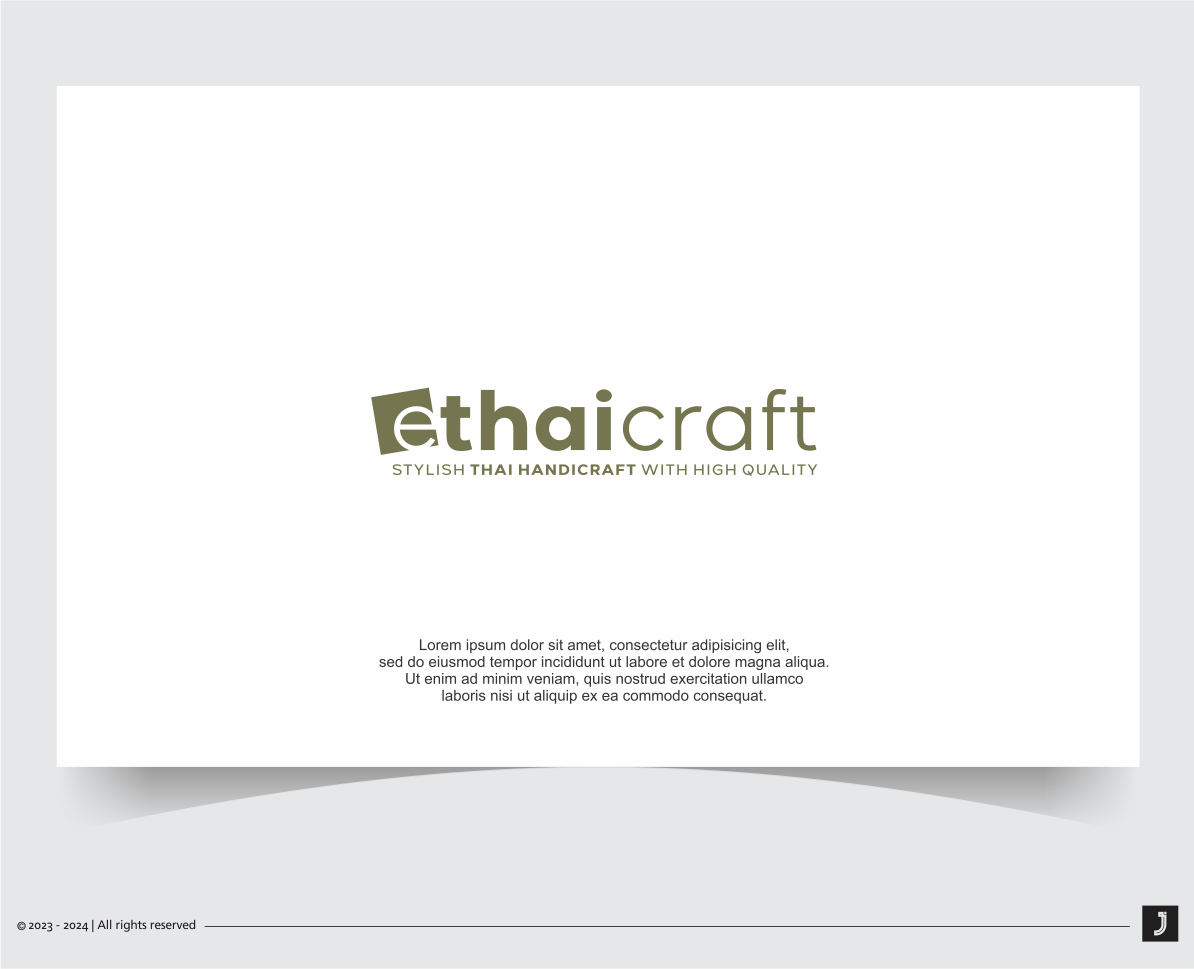 Logo Design by joysetiawan  for eThaiCraft | Design #29907754