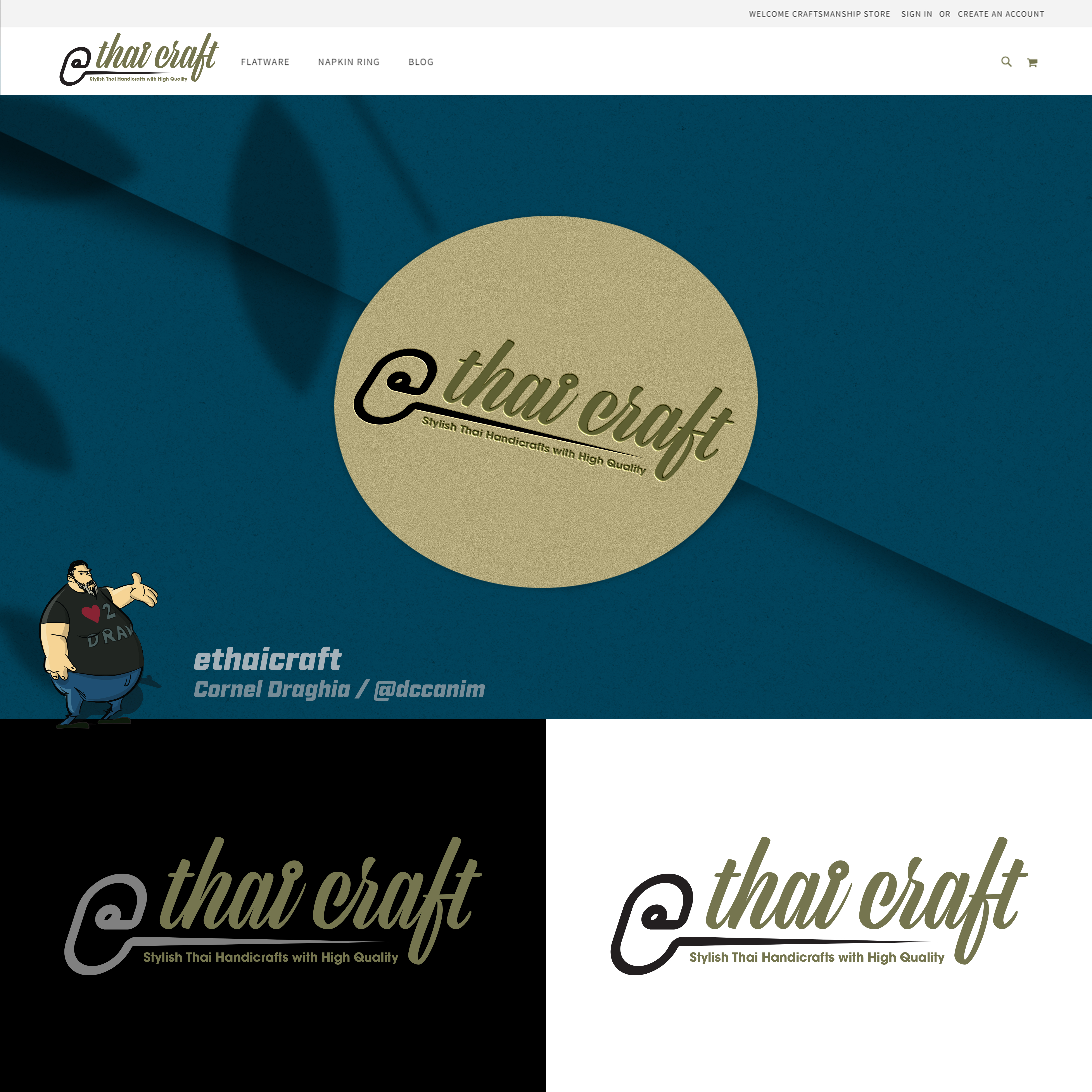 Logo Design by dccanim for eThaiCraft | Design #29892798