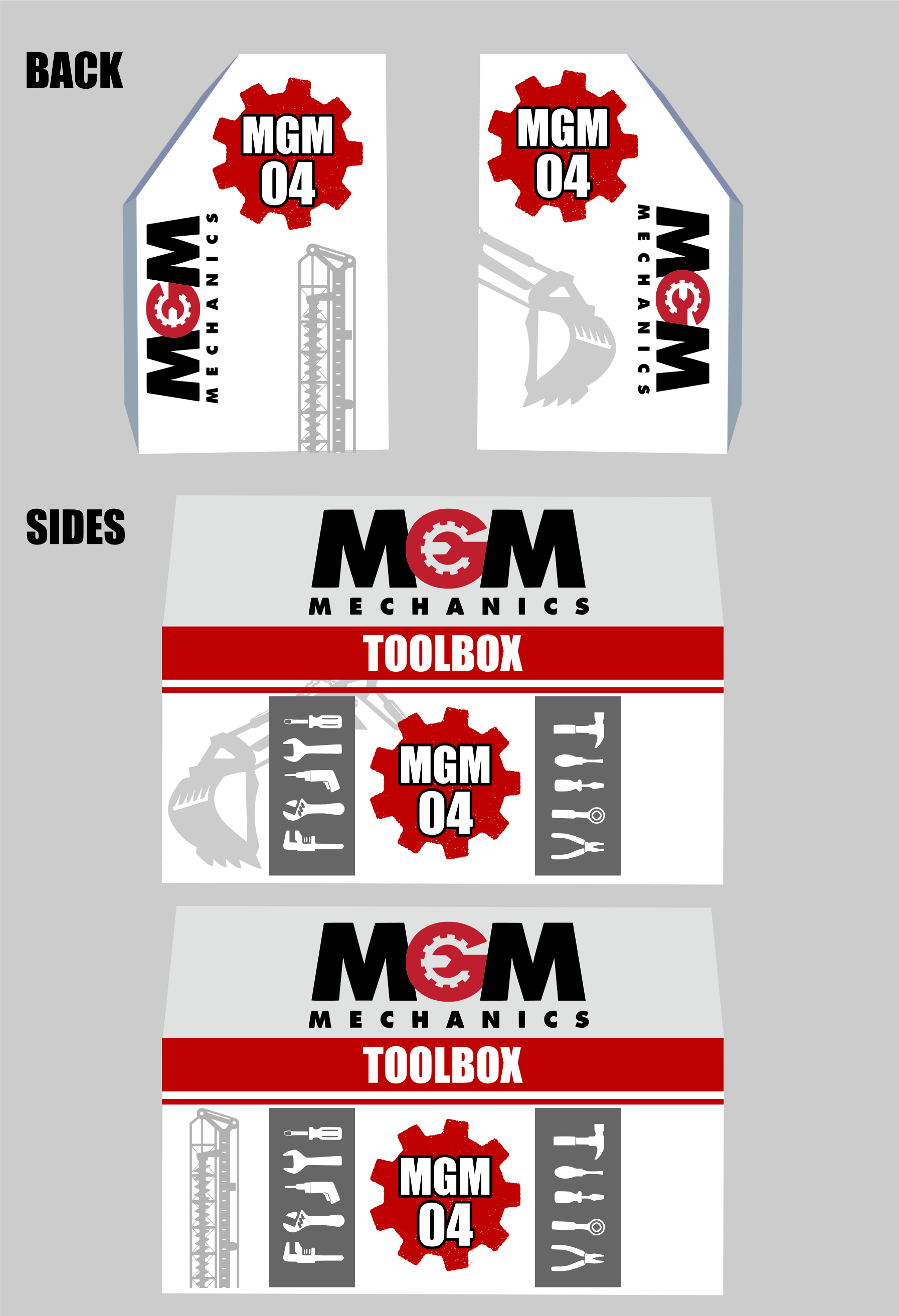 Car Wrap Design by elveneclipse for MGM mechanics and services PTY LTD | Design #29902351