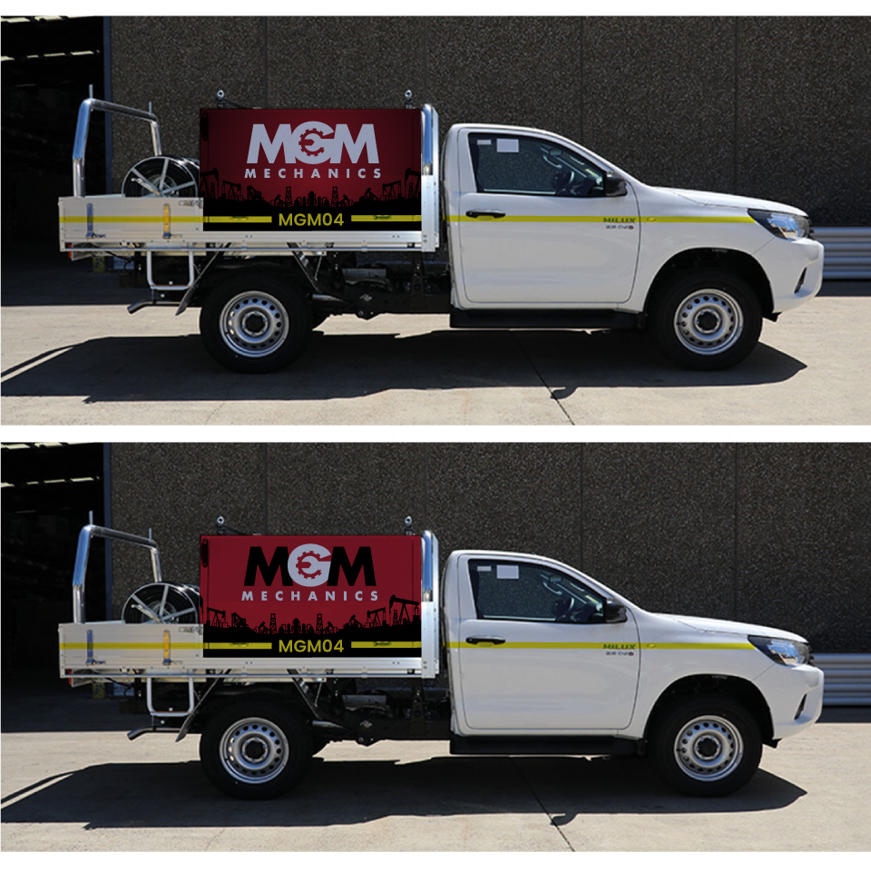 Design de Covering de Véhicule par Yoga Tri pour MGM mechanics and services PTY LTD | Design #29891075