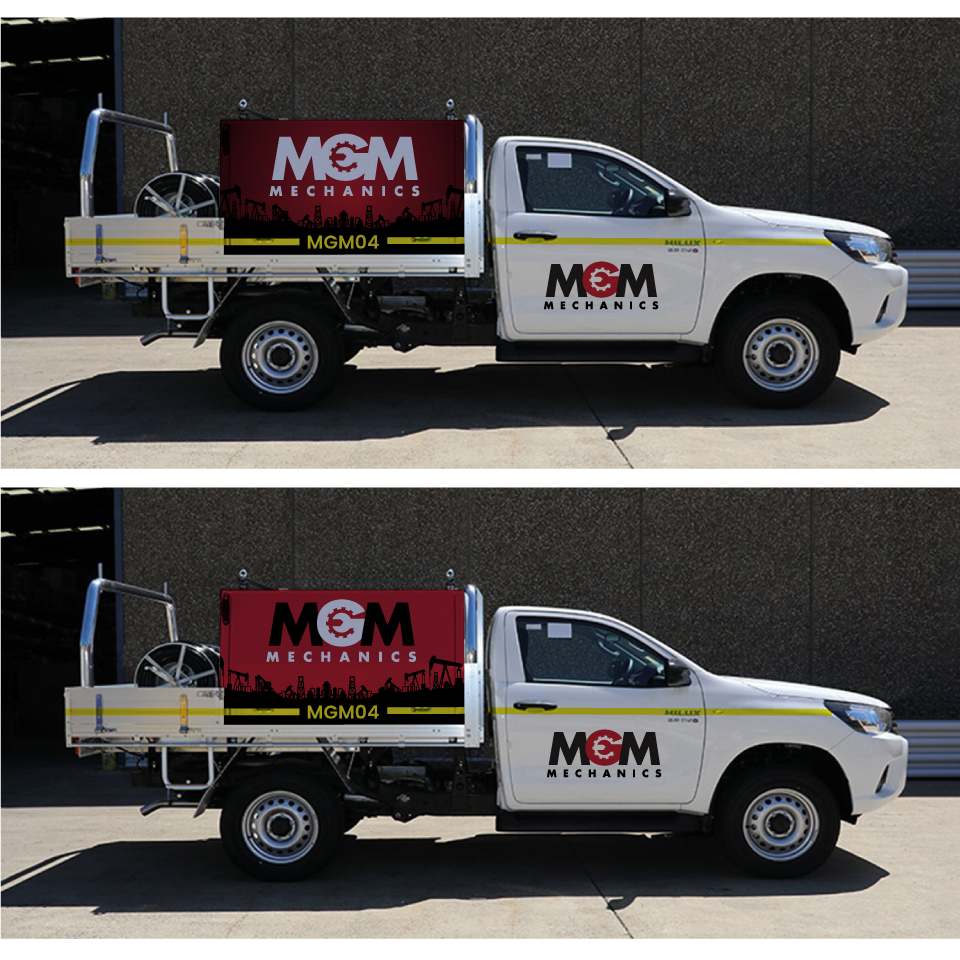 Car Wrap Design by Yoga Tri for MGM mechanics and services PTY LTD | Design #29891767