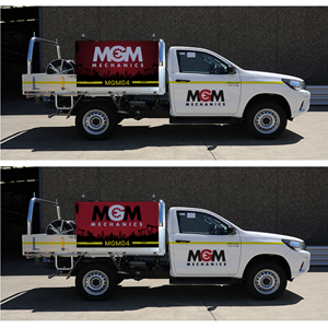 Car Wrap Design by Yoga Tri for MGM mechanics and services PTY LTD | Design: #29891767