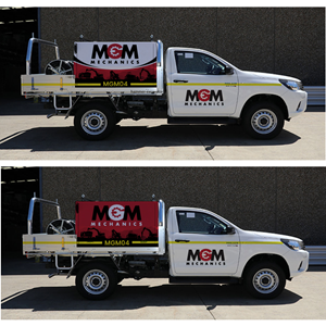 Car Wrap Design by Yoga Tri for MGM mechanics and services PTY LTD | Design #29899321