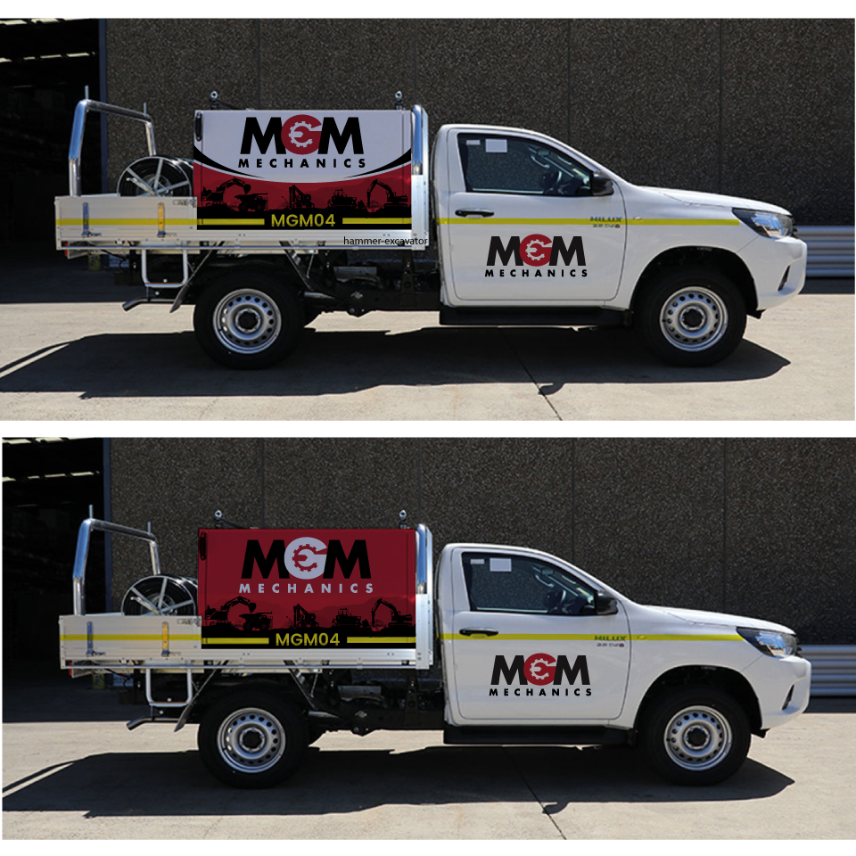 Car Wrap Design by Yoga Tri for MGM mechanics and services PTY LTD | Design #29957643