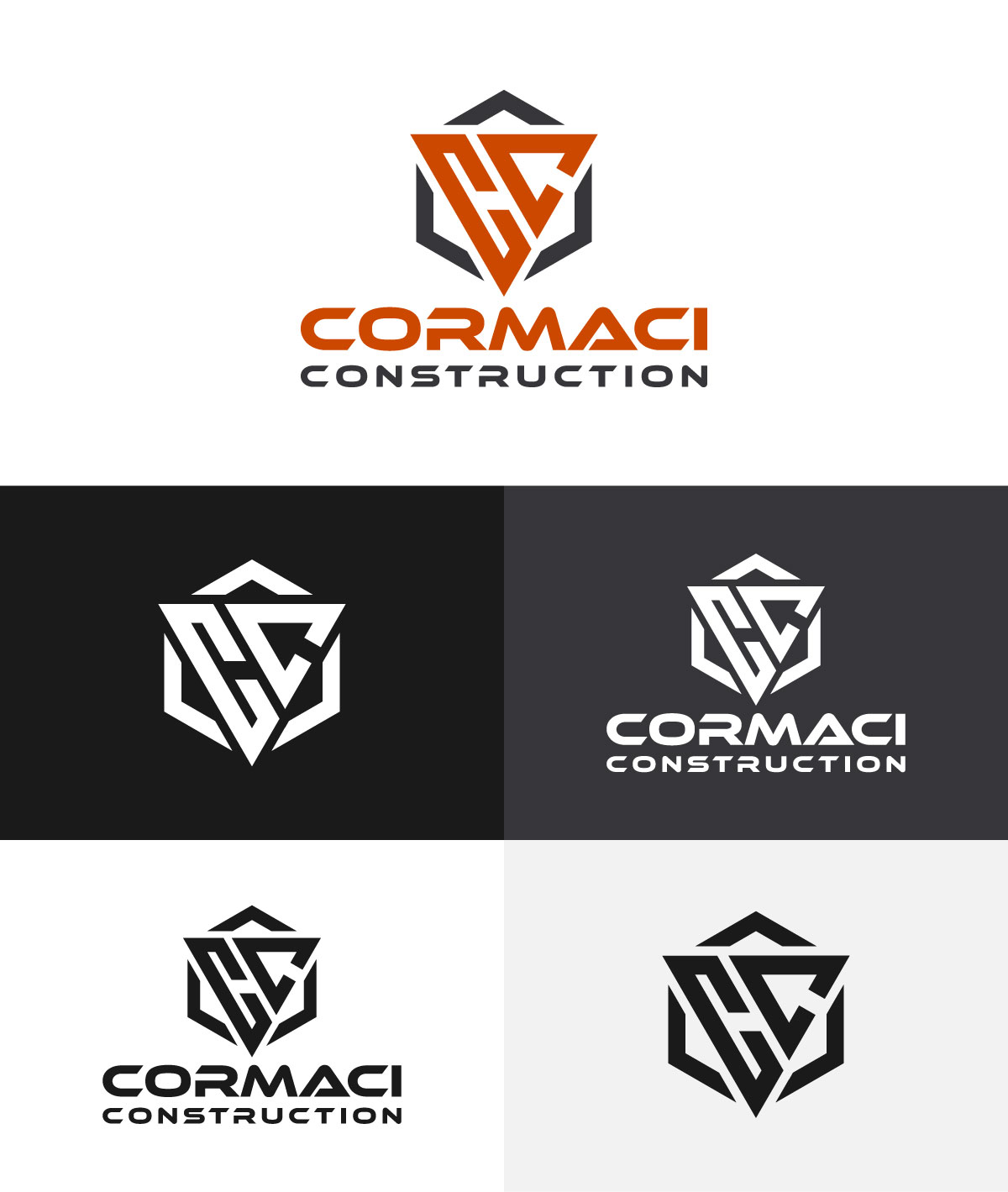 Logo Design by Nasima 4 for Cormaci Construction | Design #29912617