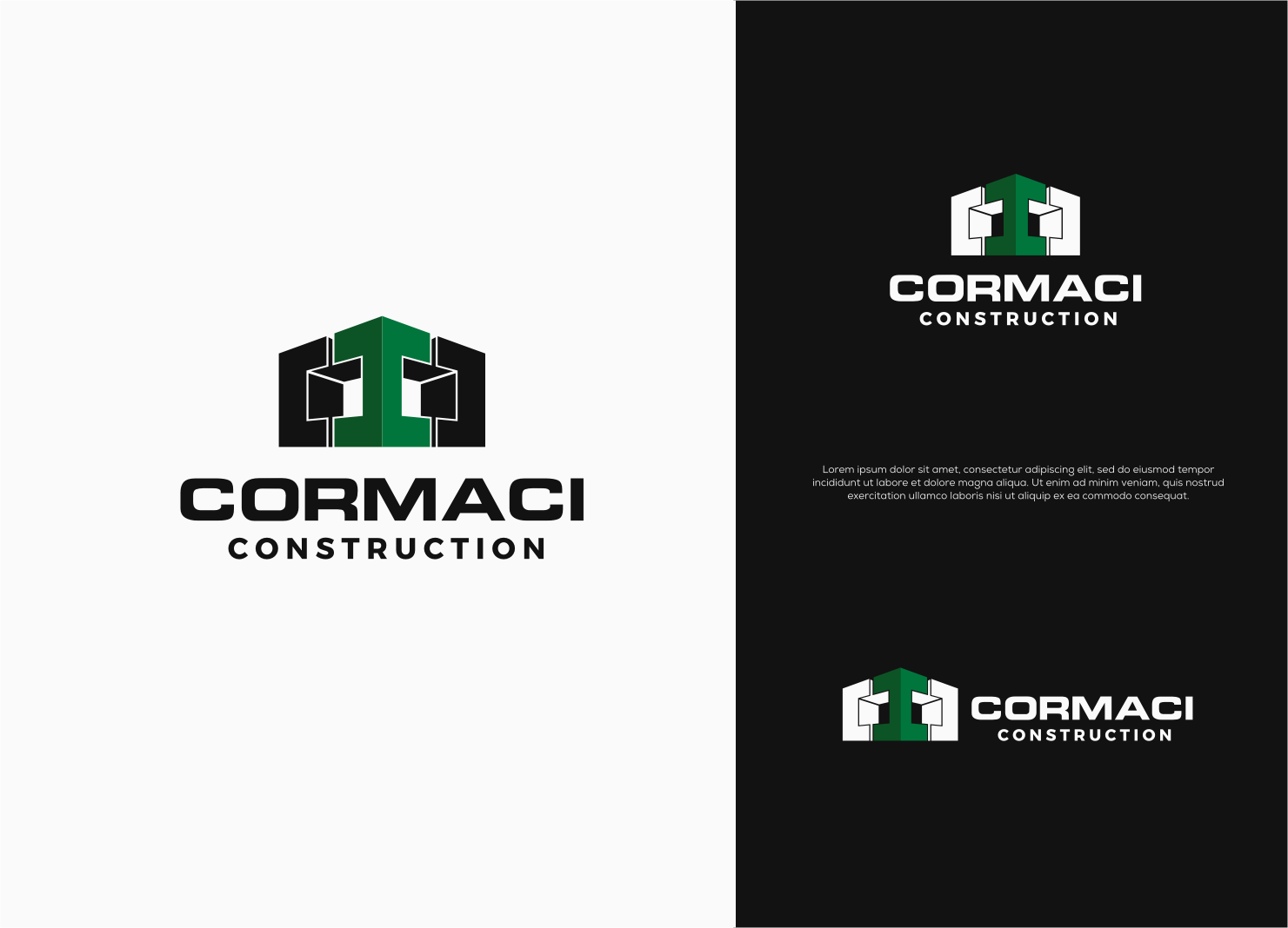 Logo Design by CKS d e s i g n for Cormaci Construction | Design #29882977