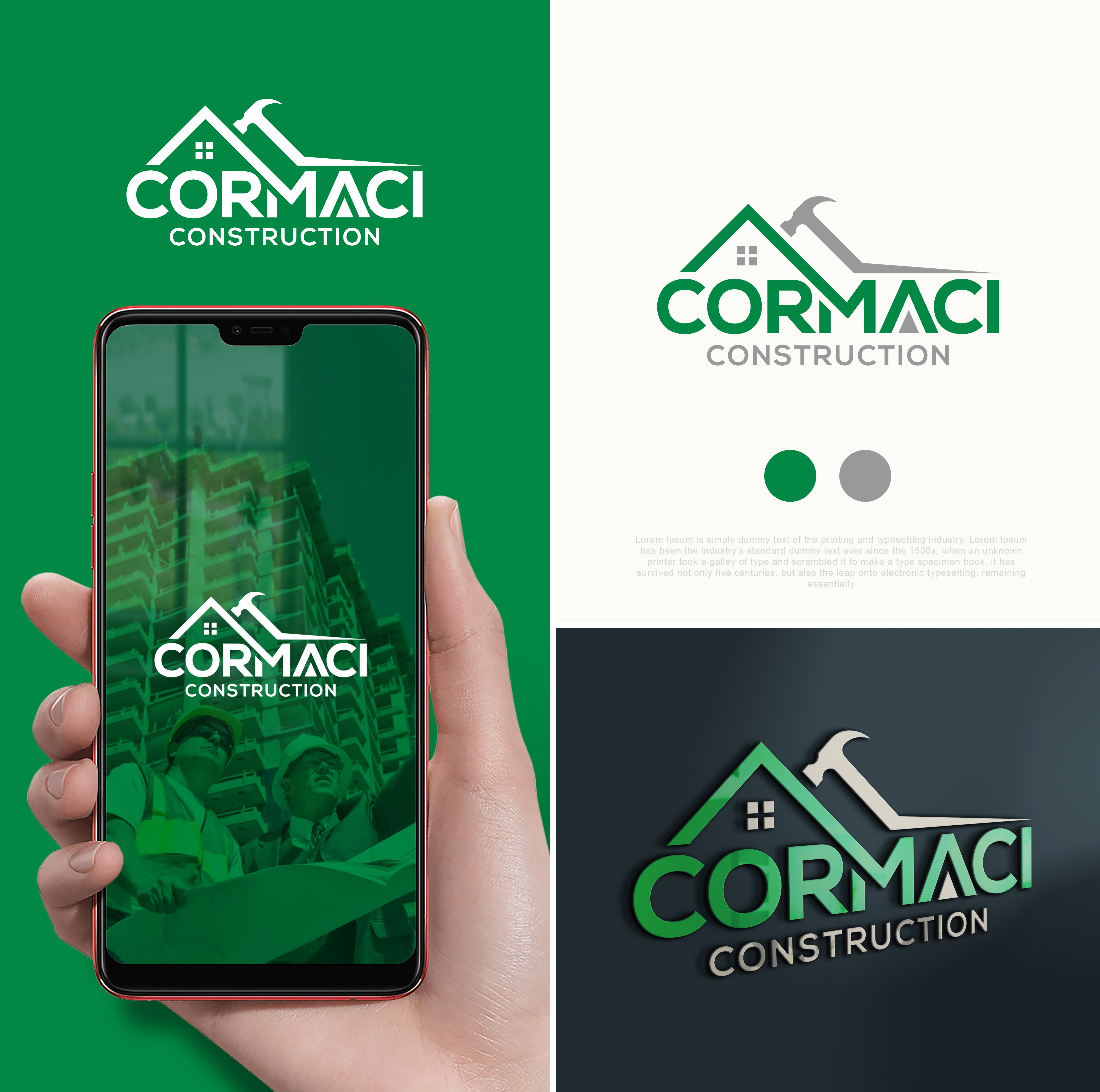 Design de Logo par aexoagency pour Cormaci Construction | Design #29874299
