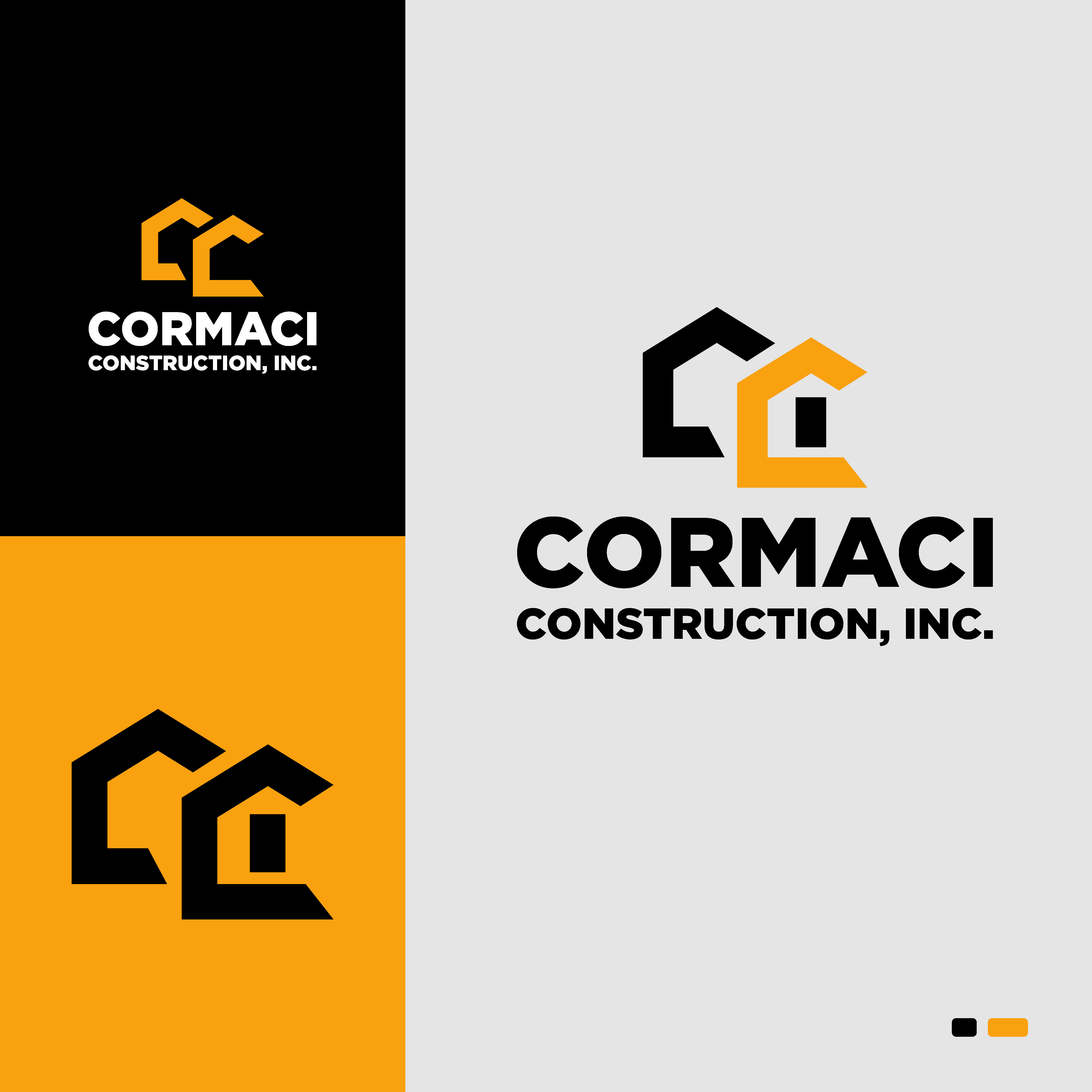 Logo Design by HaerType for Cormaci Construction | Design #29915014