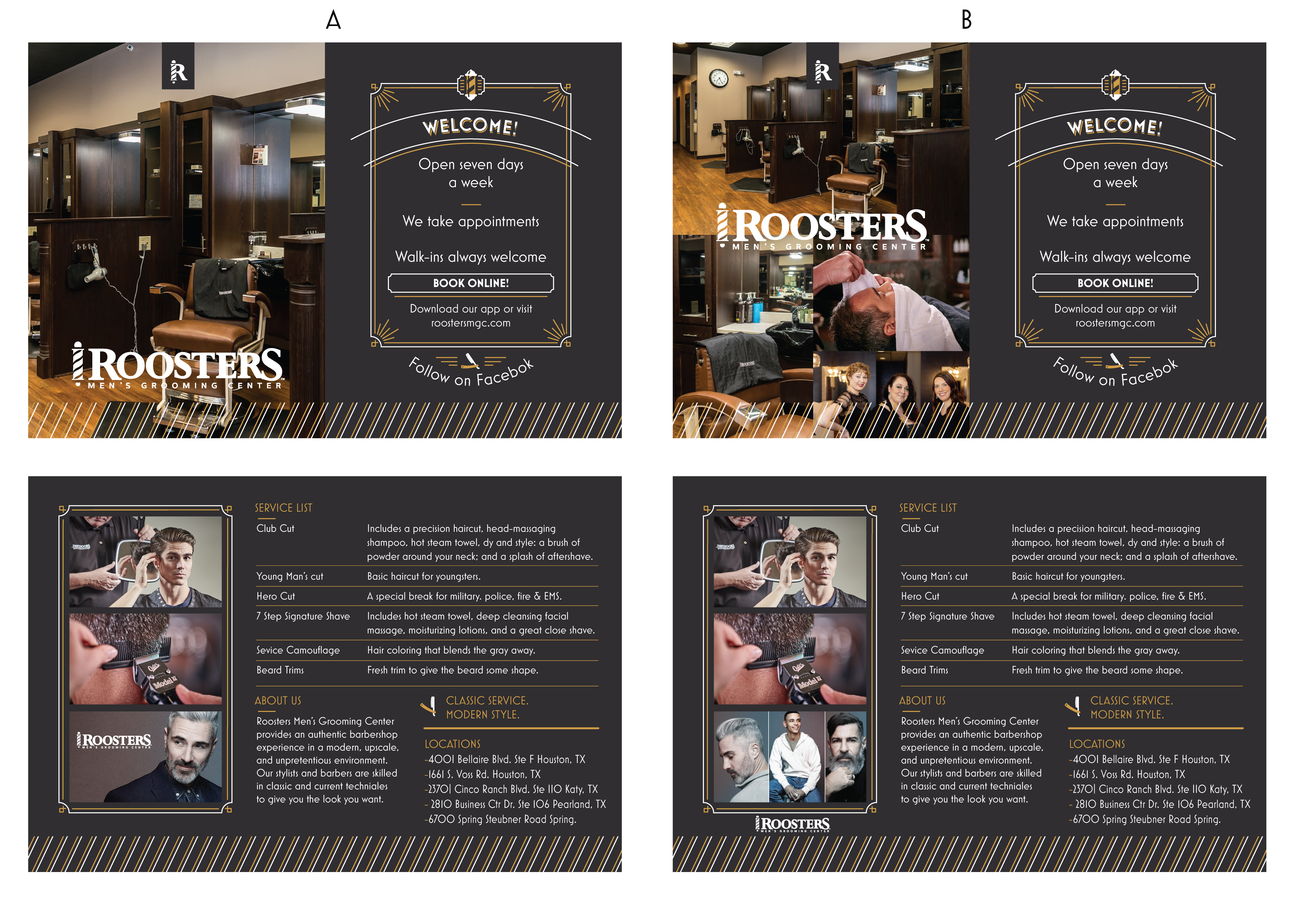 Design Graphique par Al Pech pour Roosters Men's Grooming Centers | Design #29906929