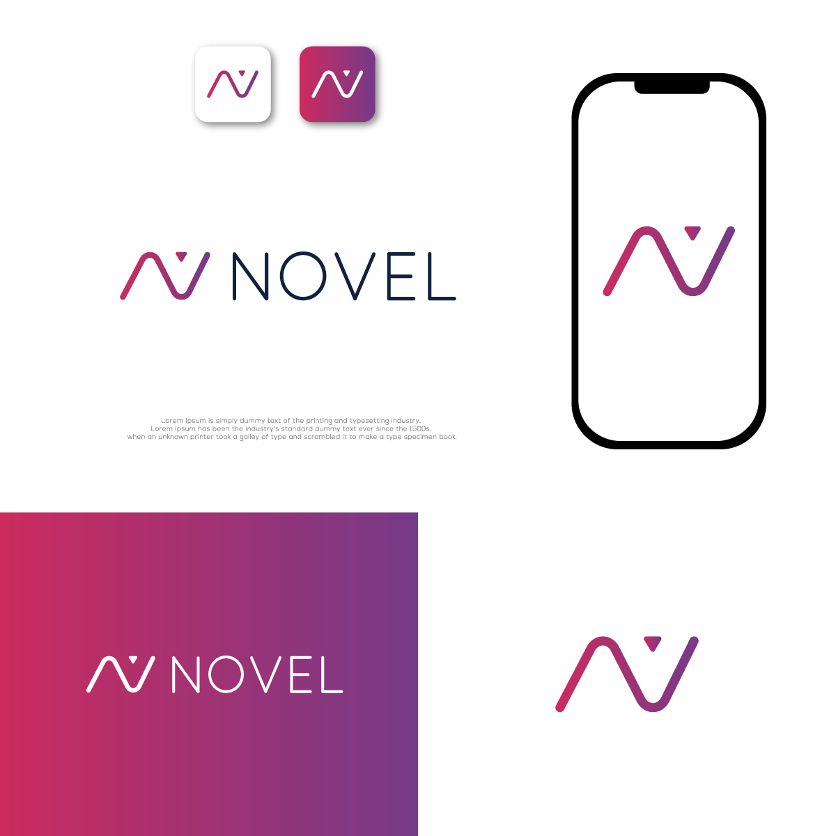 Logo-Design von Melon D für Novel | Design #29884476