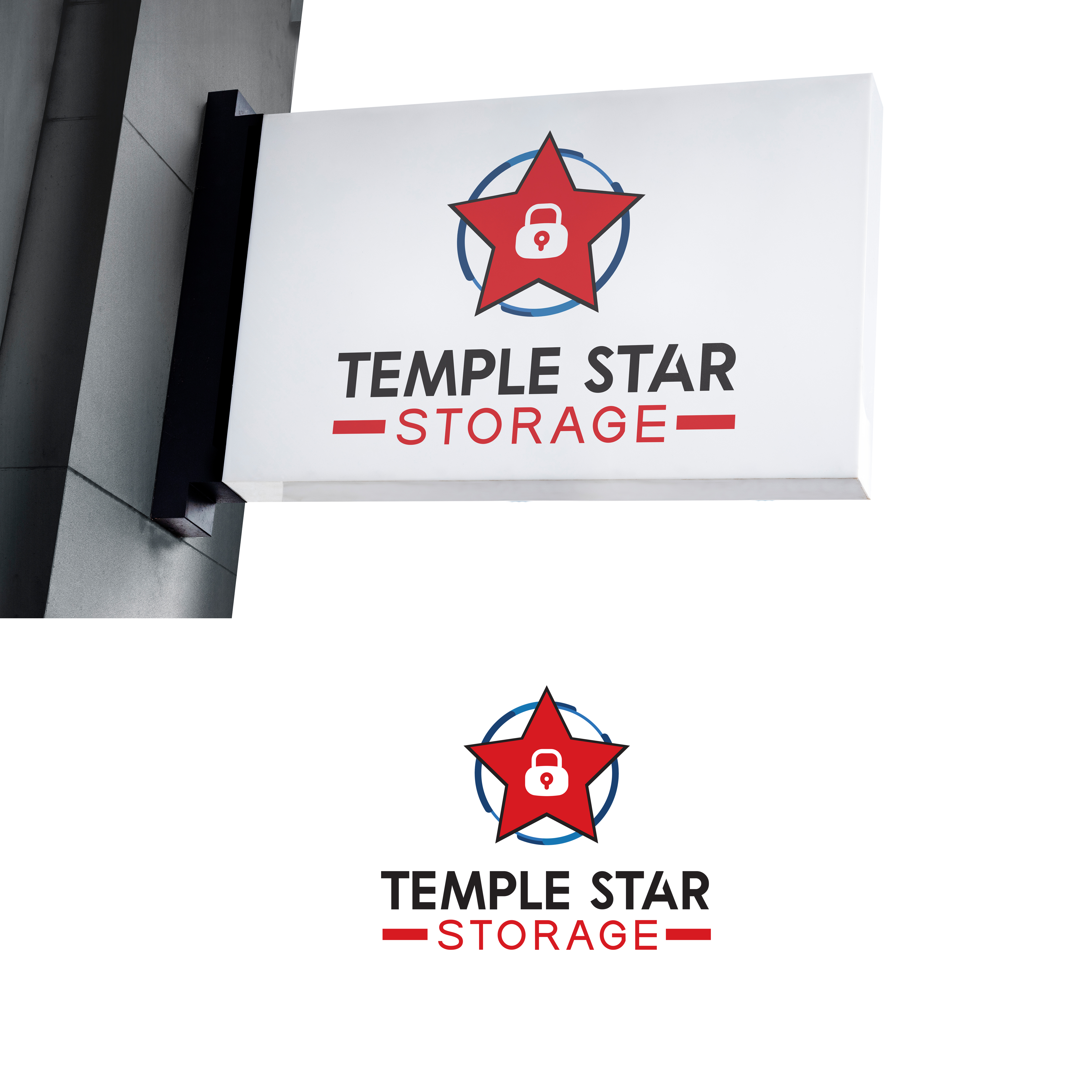 Logo Design by Nusrat J for Temple Star Storage | Design #29911292