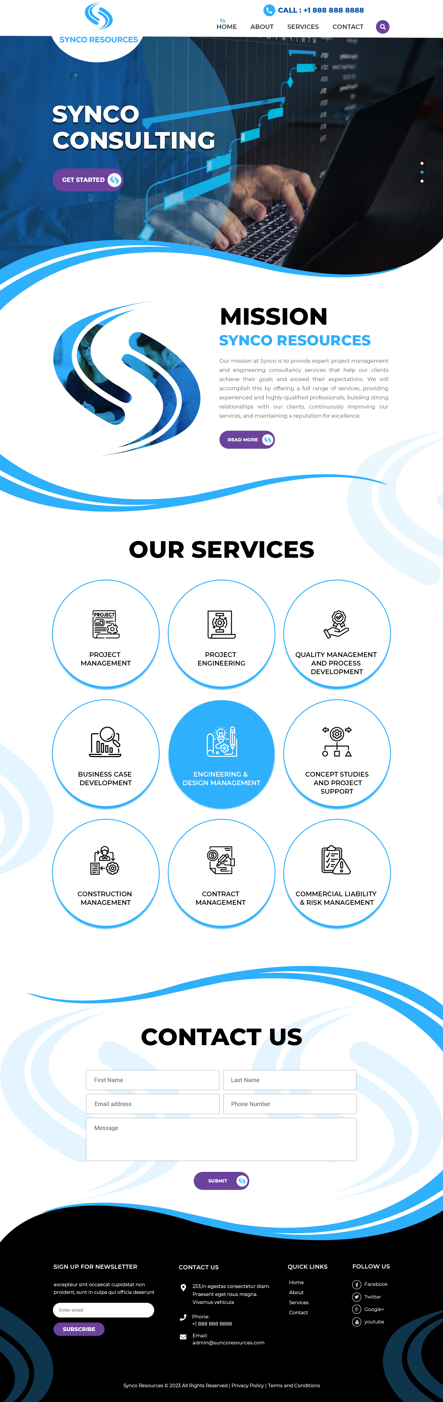 Diseño Web por SSWD para SYNCO RESOURCES | Diseño #29888156