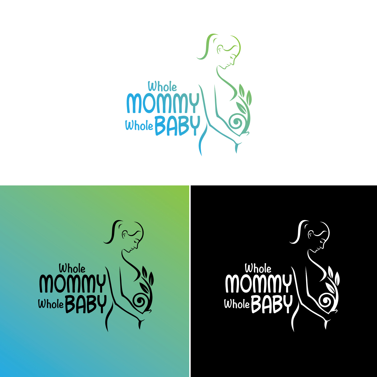 Logo Design by Revolt Team for Whole Mommy Whole Baby | Design #29886004