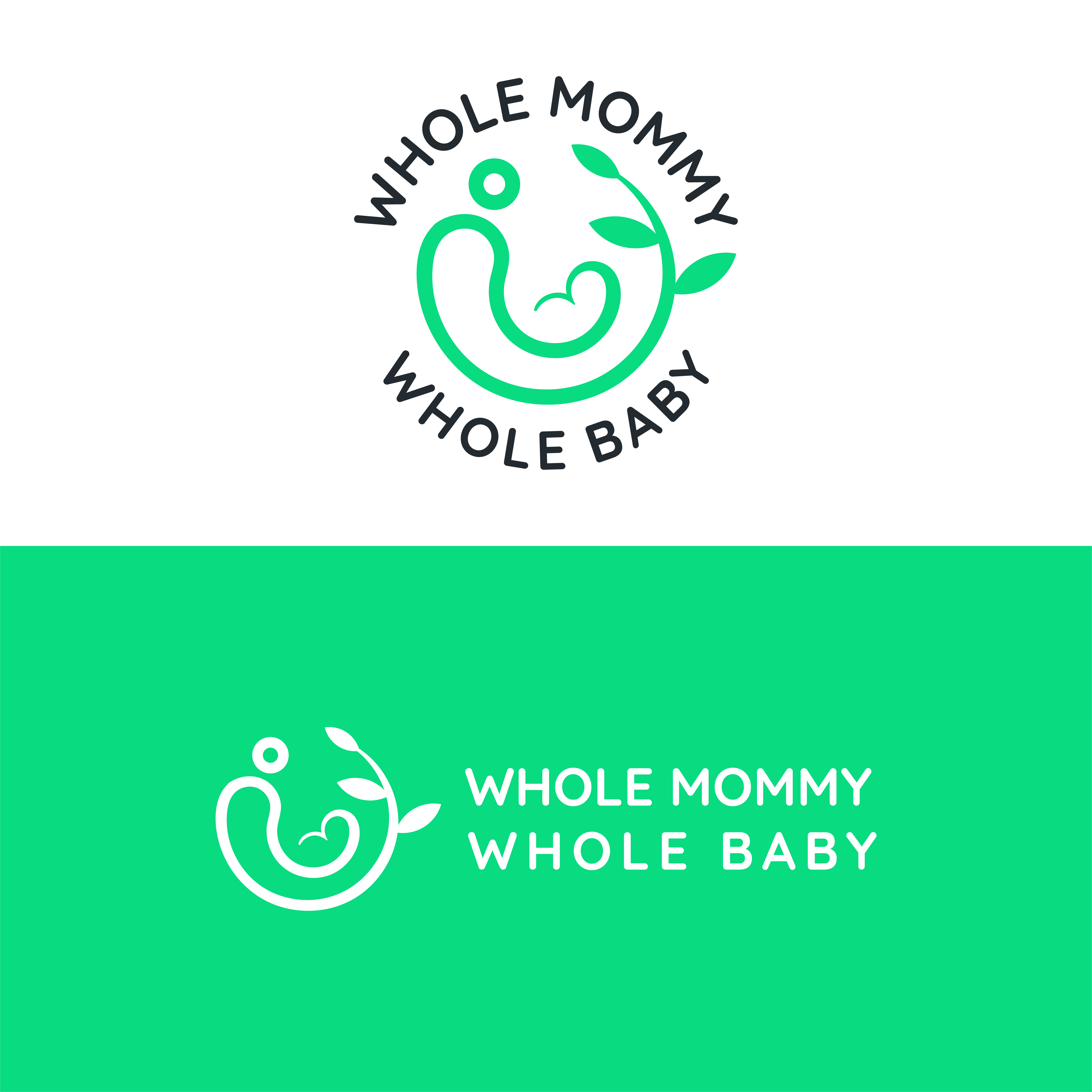 Logo Design by Choiresia.id for Whole Mommy Whole Baby | Design #29884692