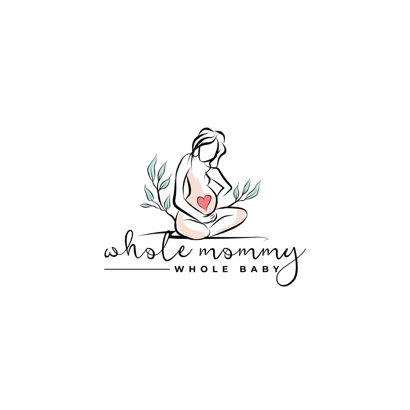 Logo Design by DesignHour for Whole Mommy Whole Baby | Design #29899707