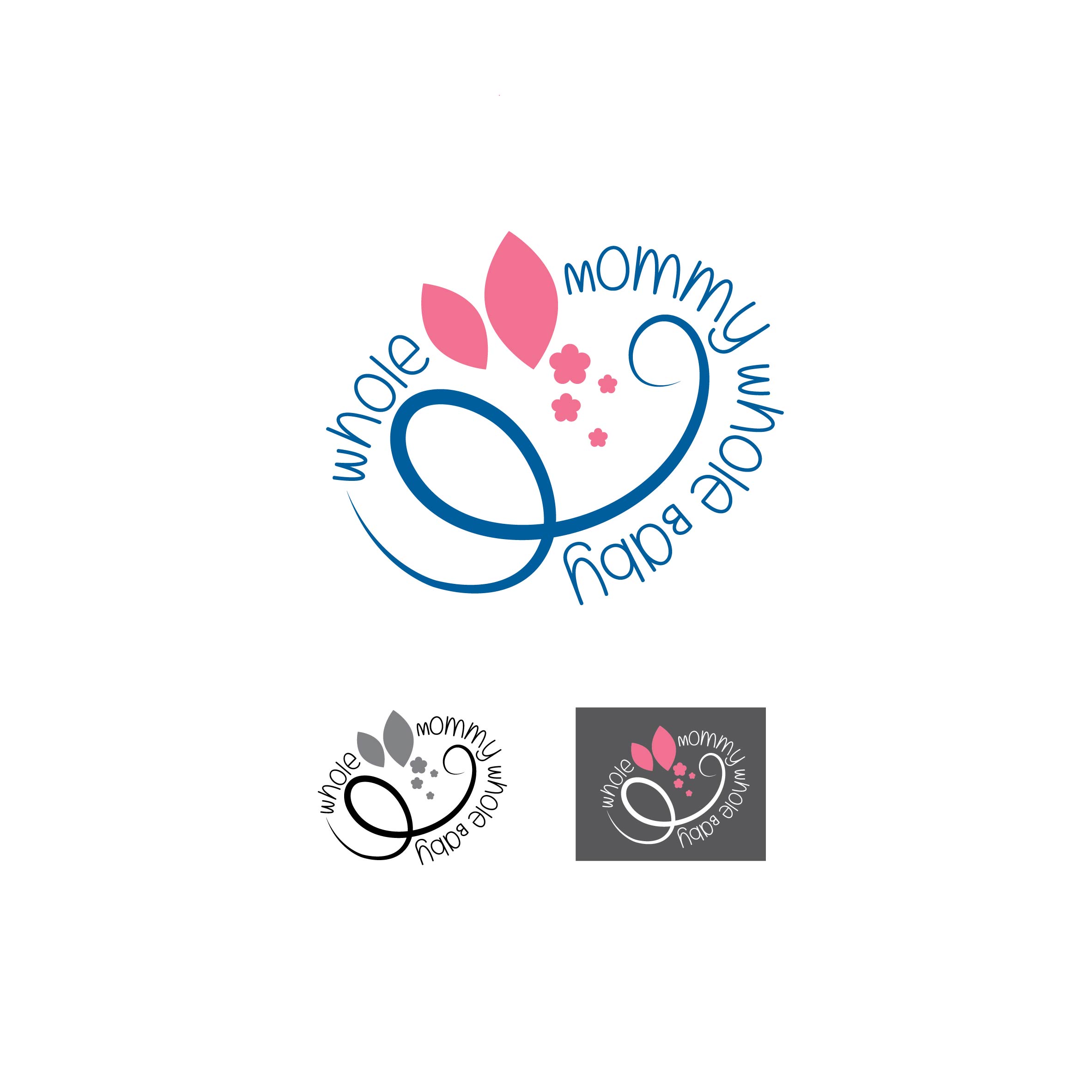 Logo Design by Ayesha graphic for Whole Mommy Whole Baby | Design #29900124