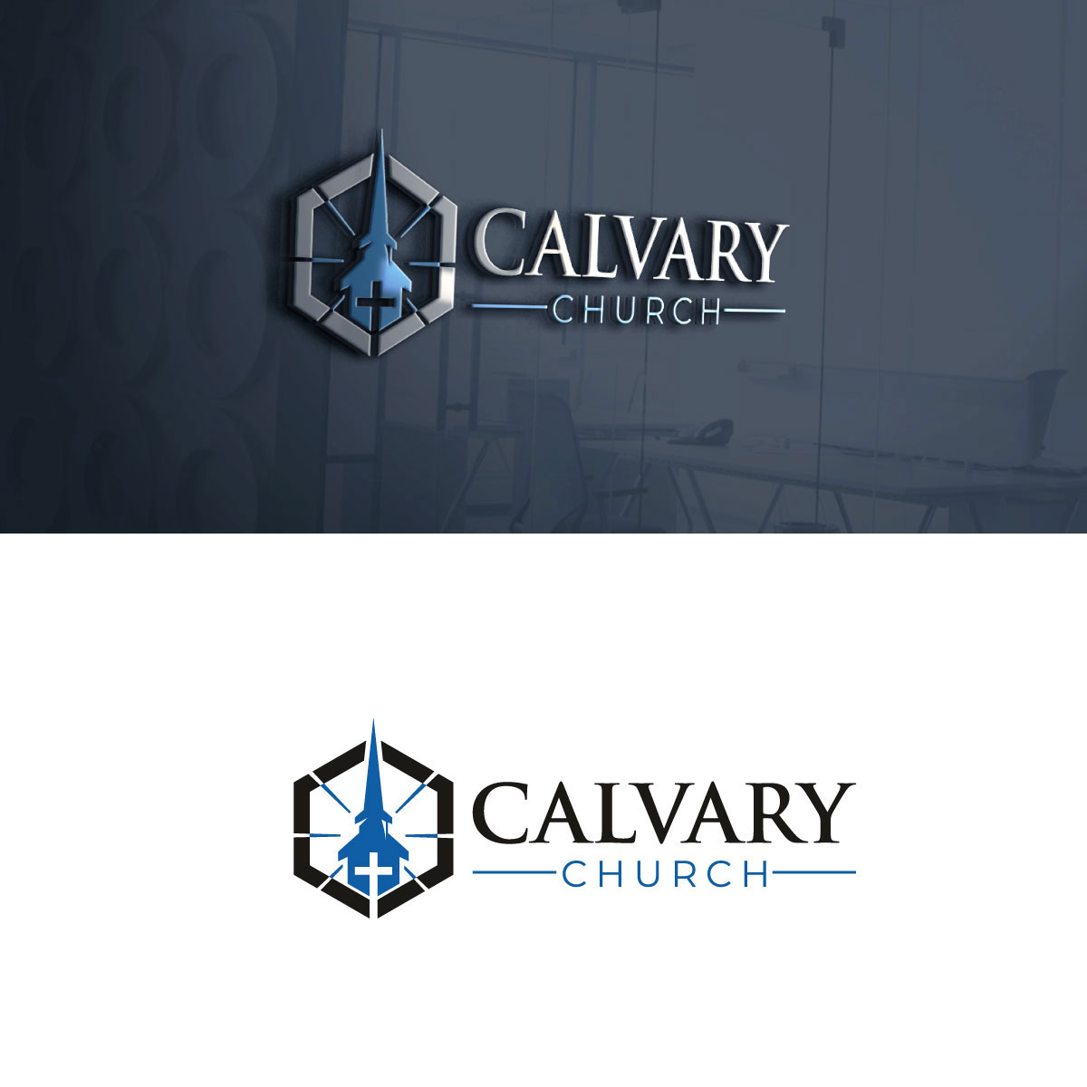 Logo-Design von LAXMI DESIGNHUB für Calvary Baptist Church | Design #29886681