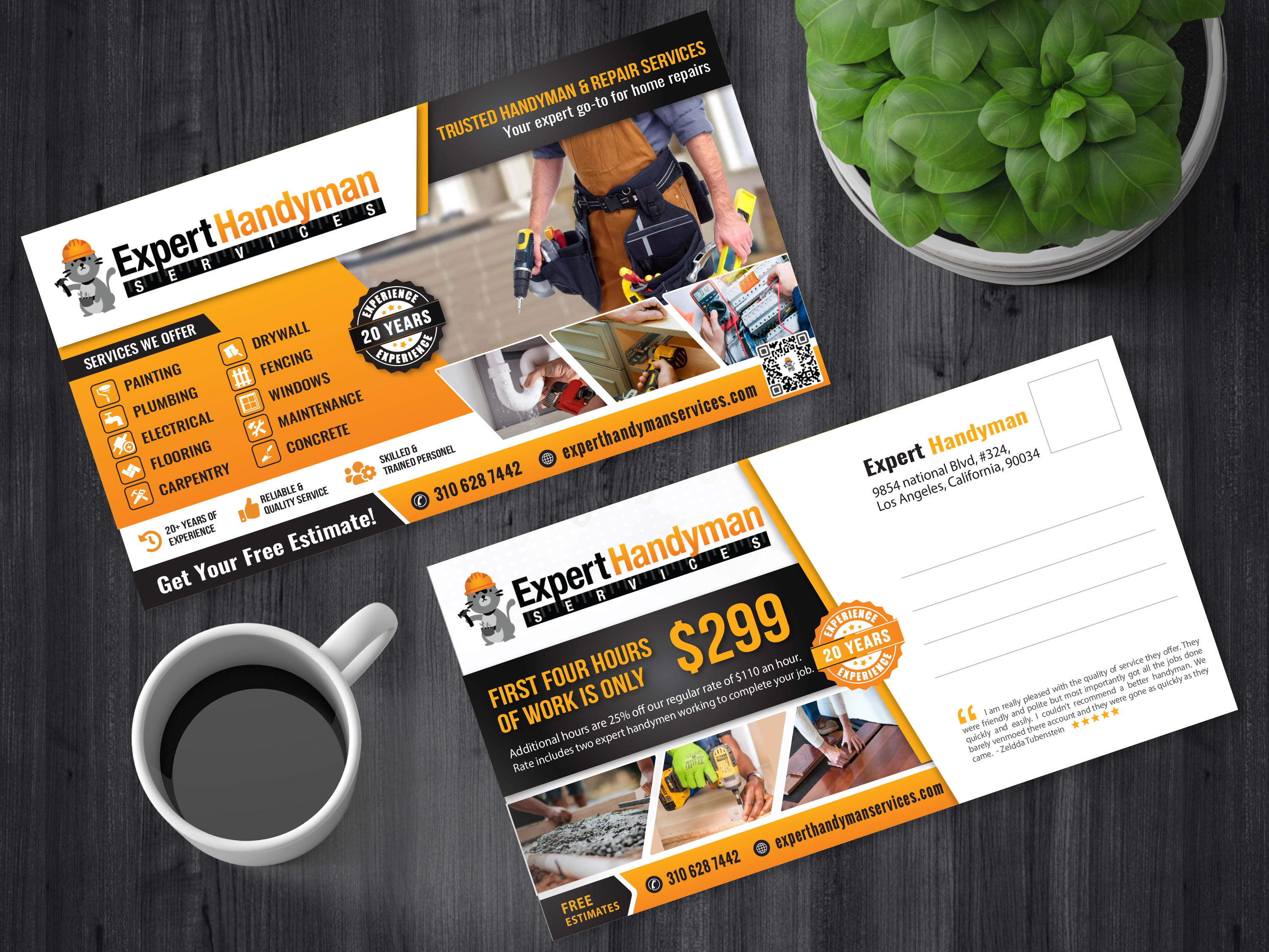 Postcard Design by alex989 for this project | Design #29885899