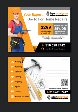 Postcard Design by saurov