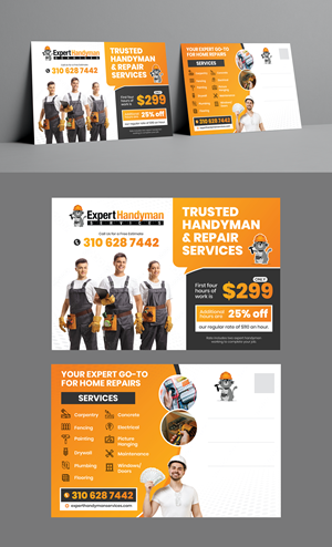 Postcard Design by vcreatived