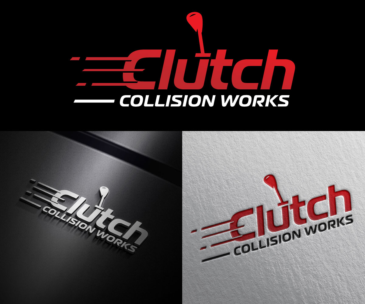 Logo Design by Adi Graphics for Clutch Collision Works | Design #29892012